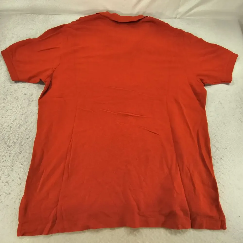 Polo by Ralph Lauren Short Sleeve Collared Polo Shirt Mens Size 2XL Orange Green